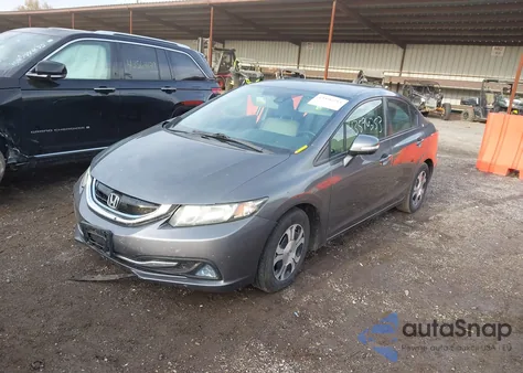 2013 Honda Civic Hybrid из США, поврежденный, VIN 19XFB4F23DE001001